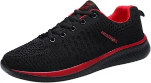 Women's Walking Shoes Mesh Breathable Lightweight Fashion Tennis Shoes Men Walking White Casual Shoes Waterproof Sneakers Brown Tennis Shoe Trainers Shoe