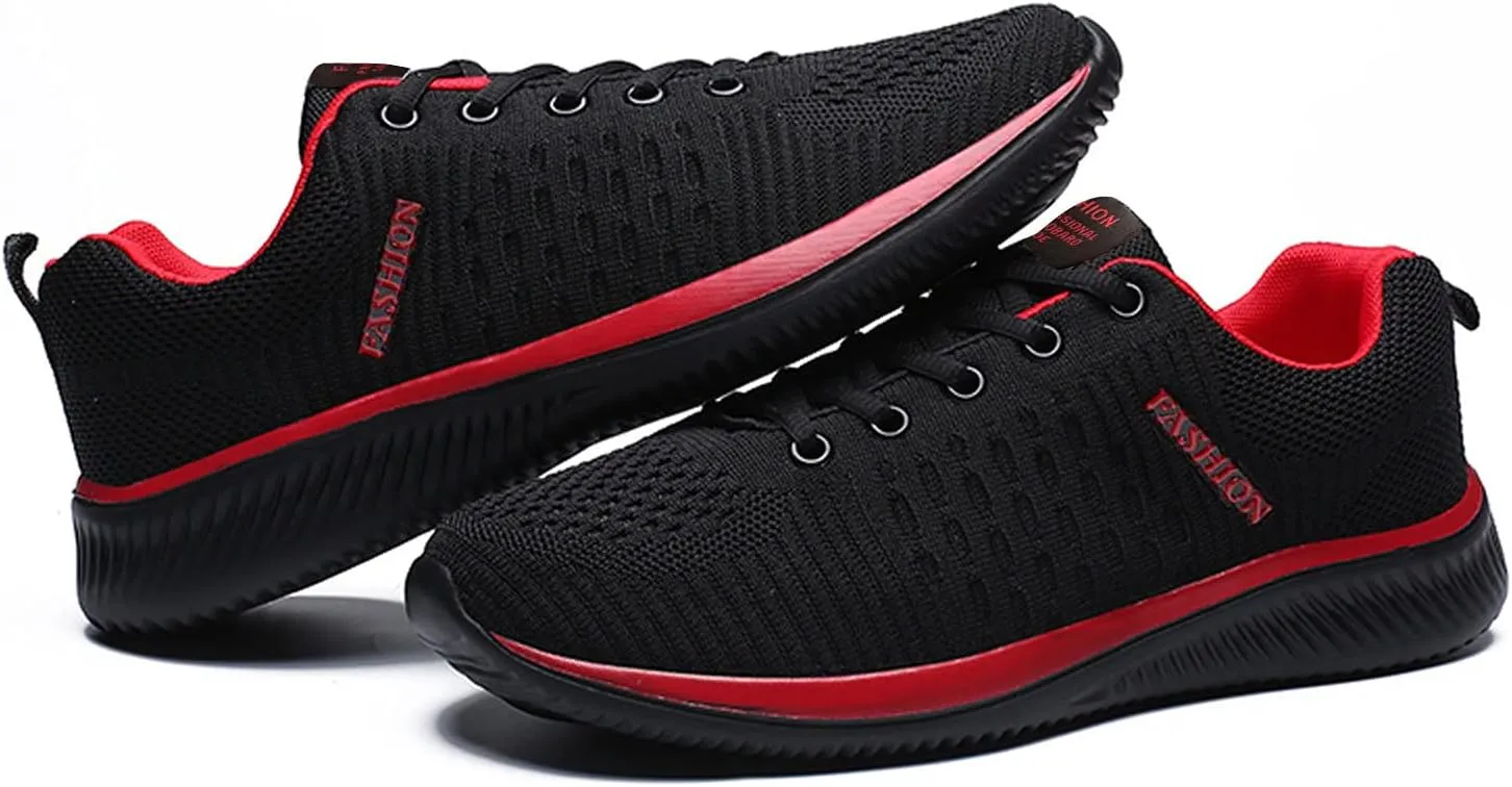 Women's Walking Shoes Mesh Breathable Lightweight Fashion Tennis Shoes Men Walking White Casual Shoes Waterproof Sneakers Brown Tennis Shoe Trainers Shoe