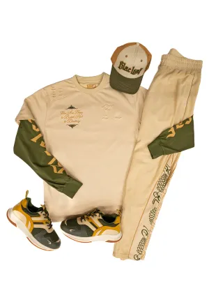 World to Build Heavy Weight Long Sleeve, Jogger, Dad Hat and G7 Sneaker: Big & Tall Bundle