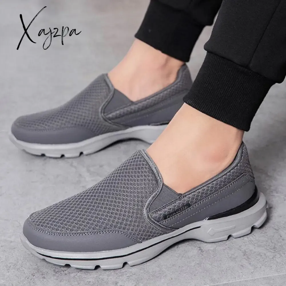 Xajzpa - Original Men Casual Shoes Loafers Sneakers Fashion High Quality Leisure Loafers Shoes Zapatos Summer Men Shoes Big Shoes EUR 46