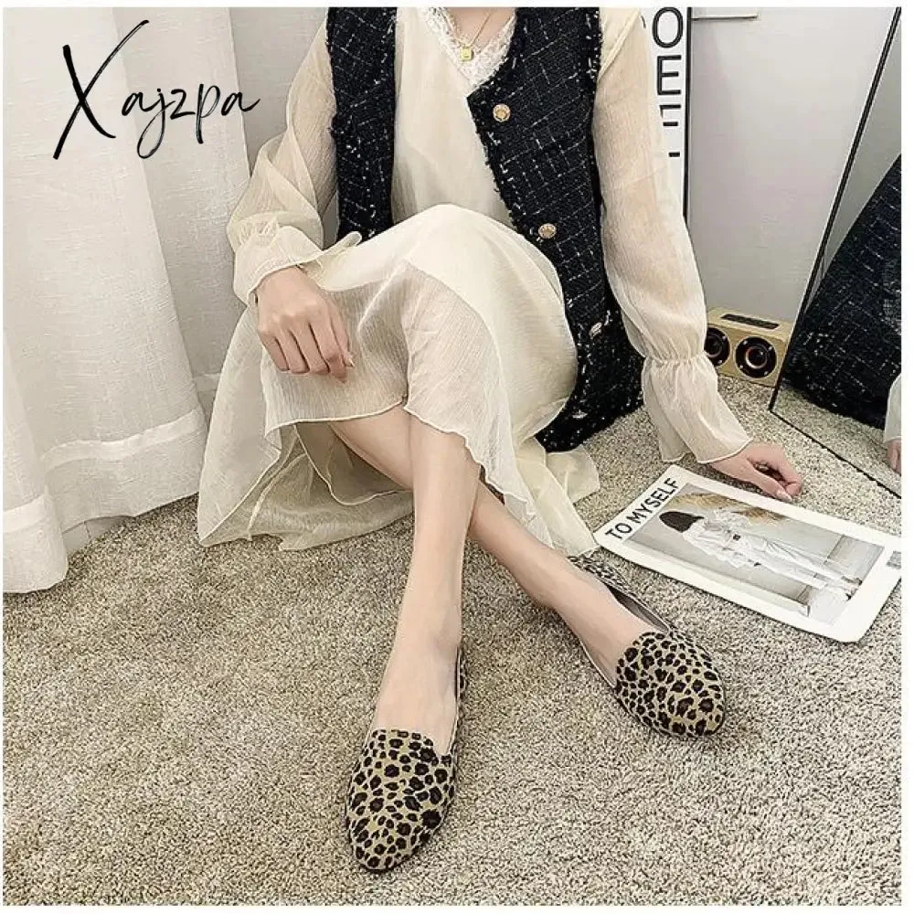 Xajzpa - Women's Flats Women Shoes Candy Color Woman Loafers Spring Autumn Flat Shoes Women Zapatos Mujer Summer Shoes Size 35-43