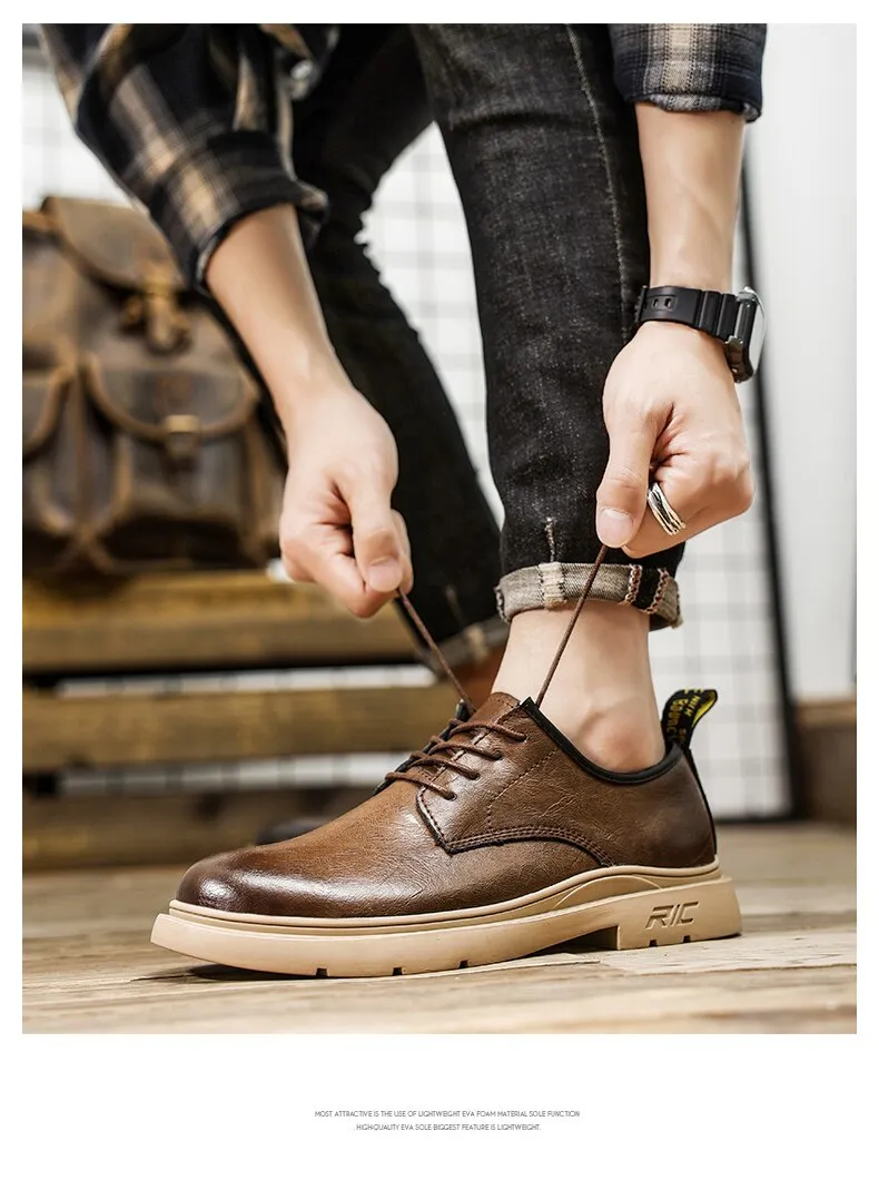 xiangtuibao Men Shoes Luxury Leather Casual Sneakers Original Designer Handmade Sewing Loafers Dress Walking Shoes for Men Free Shipping