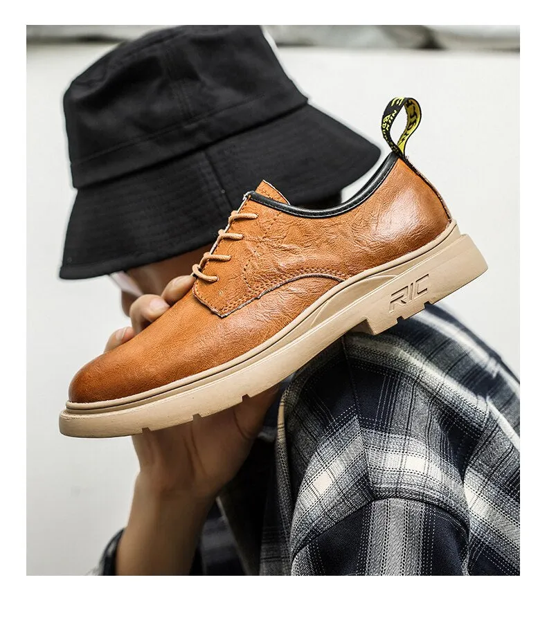 xiangtuibao Men Shoes Luxury Leather Casual Sneakers Original Designer Handmade Sewing Loafers Dress Walking Shoes for Men Free Shipping