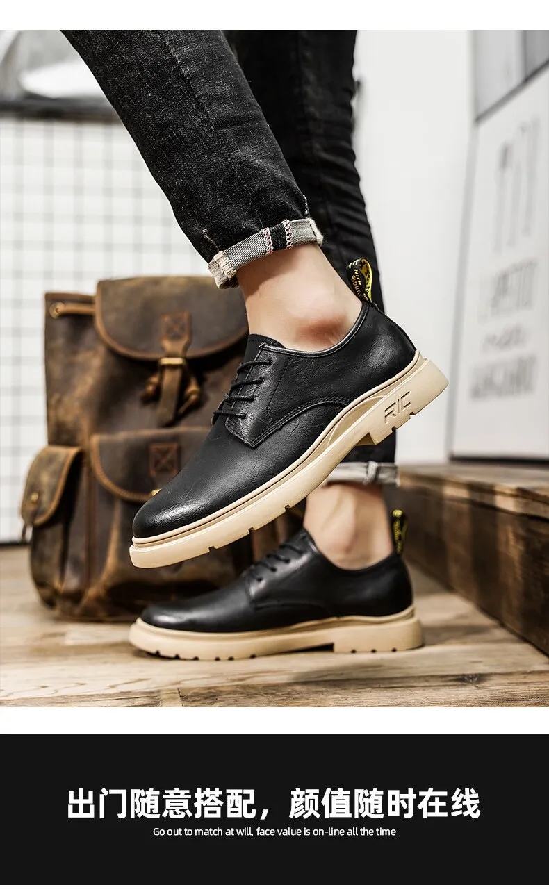 xiangtuibao Men Shoes Luxury Leather Casual Sneakers Original Designer Handmade Sewing Loafers Dress Walking Shoes for Men Free Shipping